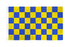 Blue & Yellow Checkered Flag 3x5ft Poly