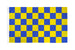 Blue & Yellow Checkered Flag 3x5ft Poly
