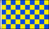 Blue & Yellow Checkered Flag 3x5ft Poly