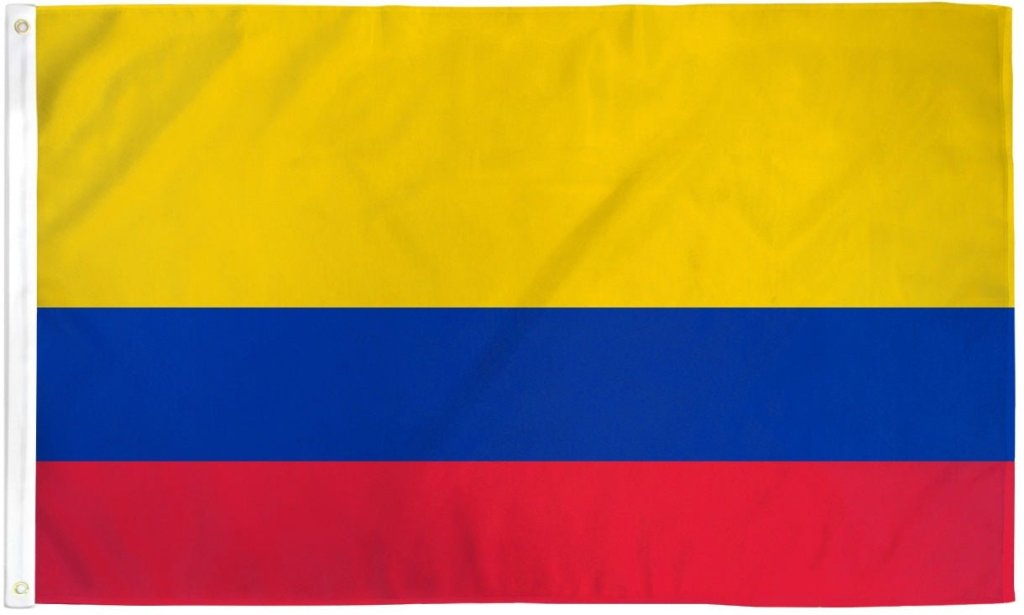 Colombia Flag 3x5ft Poly - Flags Importer