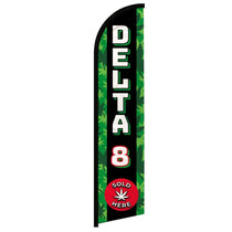 Delta 8 Sold Here Windless Banner Flag | Flags Importer | 11.5ft x 2 ...