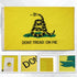Don't Tread on Me Gadsden (Yellow) Embroidered Flag 3x5ft - Flags Importer