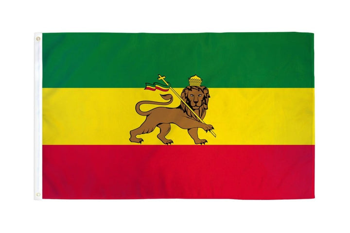 Ethiopia Lion Flag 2x3ft Poly | Flags Importer | International House Flag