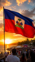 Haiti Heritage Flag Bundle (3-Piece Set) - (1) 3x5ft & (2) 2x3ft Polyester Flags - Vibrant Colors & Durable Grommets - Perfect for Parades, Home Decor & Events