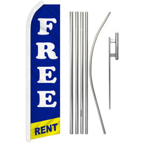 Free Rent Super Flag & Pole Kit | Flags Importer | 16ft Advertising ...