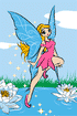 Fairy Garden Printed Polyester Garden Flag 24in by 36in