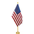 8ft 2pc Gold Aluminum Pole (Gold Ball)