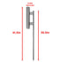 Ground Spike for 22ft Deluxe Fiberglass Flag Pole - Flags Importer