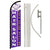 Hair Salon (Purple) Windless Banner Flag & Pole Kit - Flags Importer