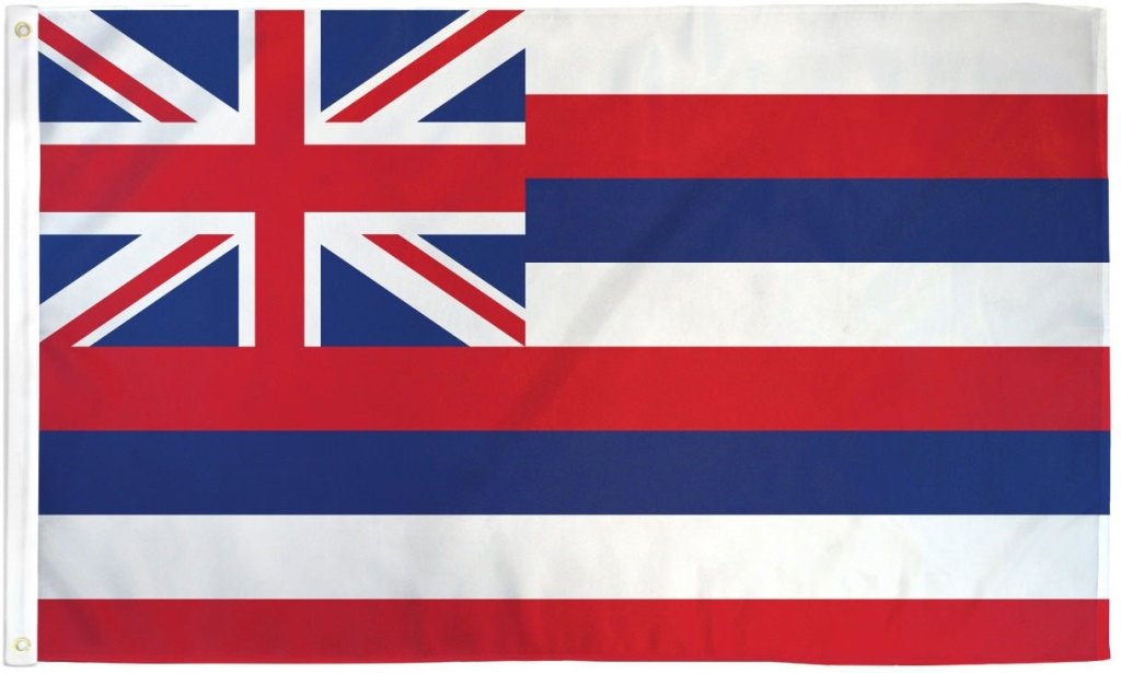 Hawaii Flag 3x5ft Poly - Flags Importer
