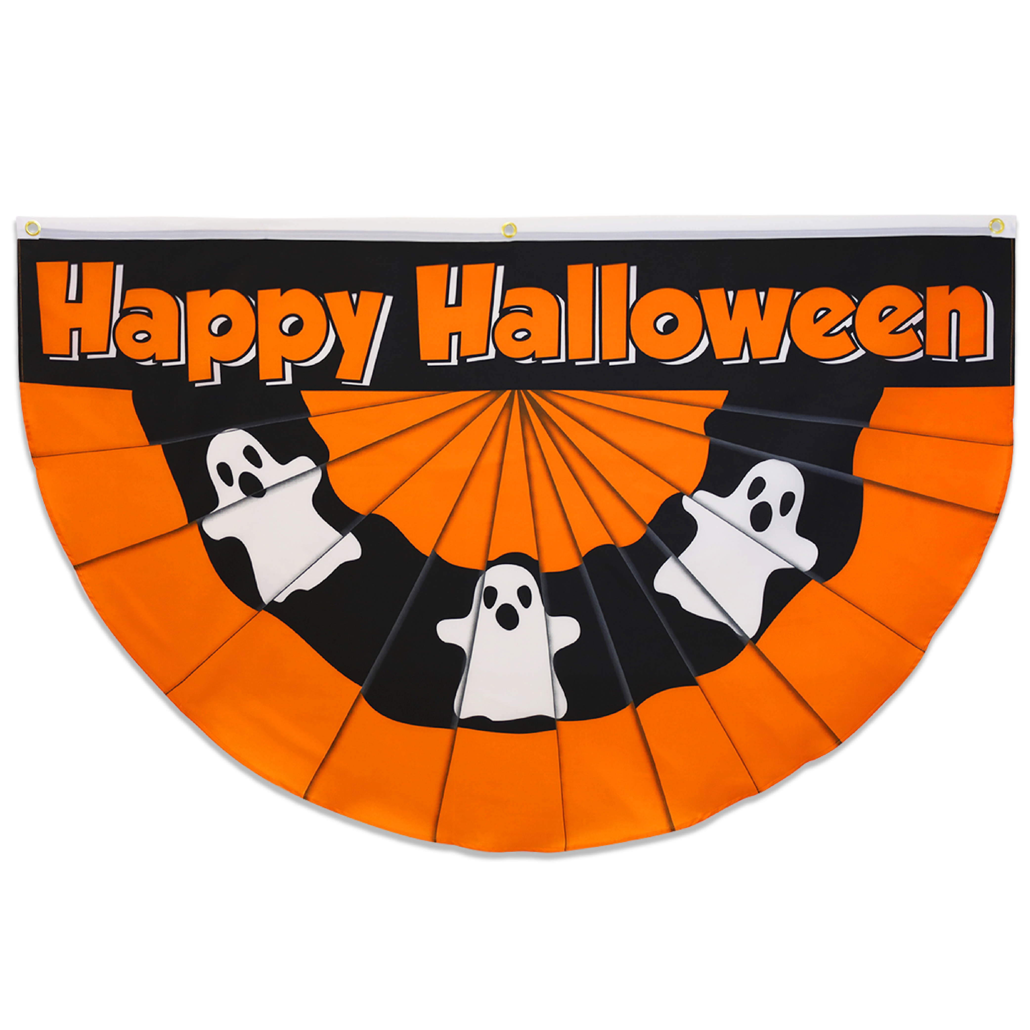Halloween (Ghost) Bunting Flag 5x3ft Poly