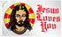 Jesus Loves You Flag 3x5ft Poly - Flags Importer