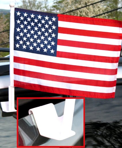 Look Single - Sided Car Flag - Flags Importer