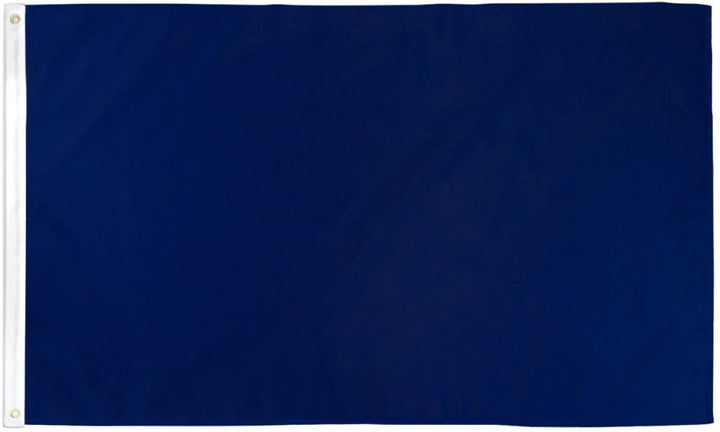 Navy Blue Solid Color Flag 3x5ft Poly | Flags Importer | Blank ...