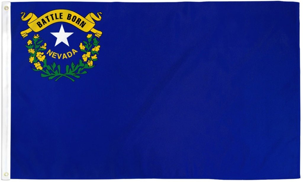 Nevada Flag 3x5ft Poly - Flags Importer