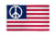 Peace USA (Standard) Flag 3x5ft Poly - Flags Importer