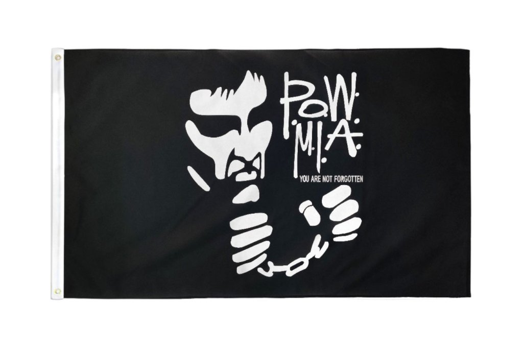 POW - MIA (Chain) Flag 3x5ft Poly - Flags Importer