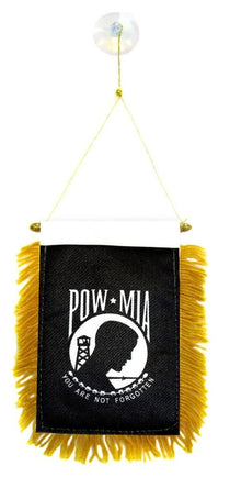 POW-MIA Standard Mini Banner | Flags Importer | Military Rear View ...