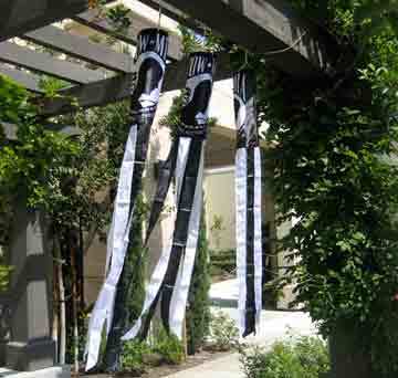 POW - MIA (Standard) Super Shiny Poly 5ft Windsock - Flags Importer