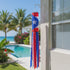 Puerto Rico Super Shiny Poly 5ft Windsock