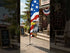 USA Eagle Windless Banner Flag & Pole Kit