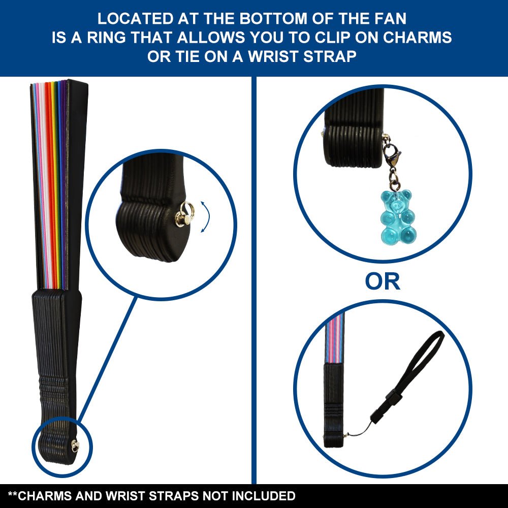 Progress Pride Small Hand Fan - Flags Importer