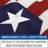 Puerto Rico Embroidered Flag 3x5ft - Flags Importer