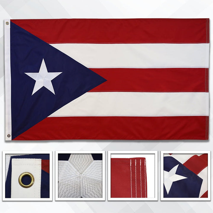 Puerto Rico Flags | Puerto Rican Flags, Banners, Stick Flags ...