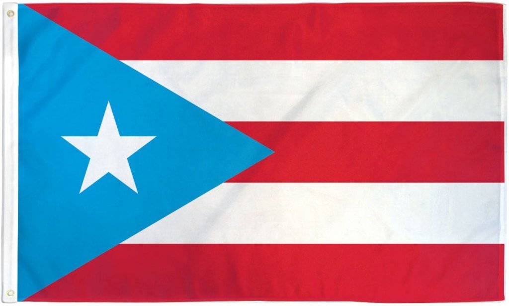 Puerto Rico (Light Blue) Flag 3x5ft Poly - Flags Importer