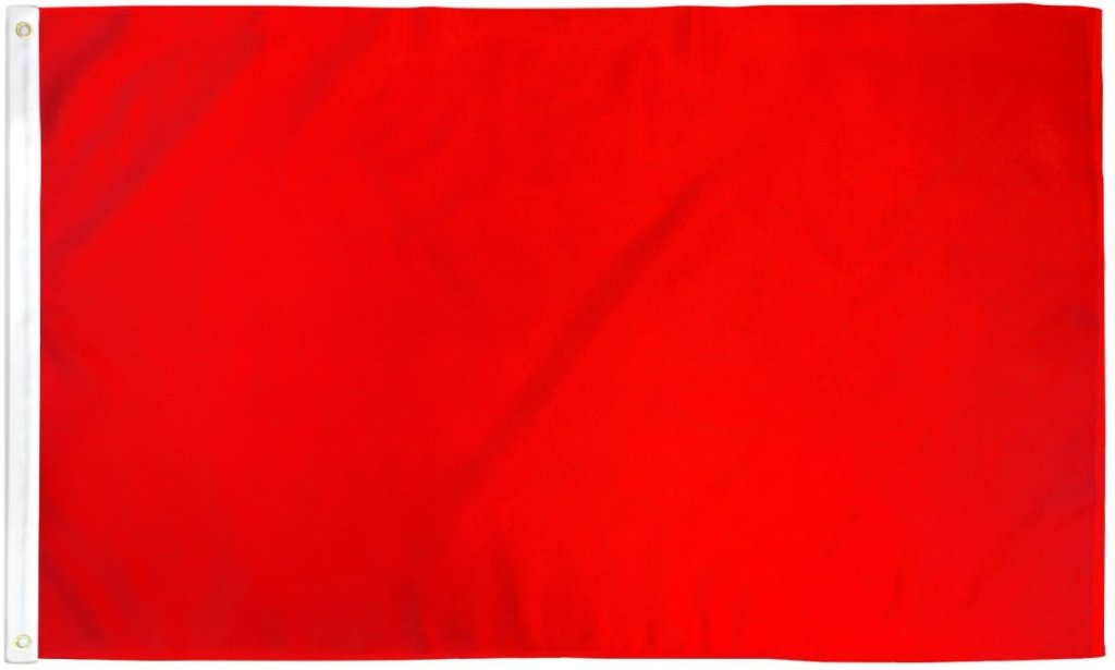 Red Solid Color 2x3ft DuraFlag - Flags Importer