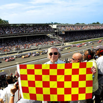 Red & Yellow Checkered Flag 3x5ft Poly | Flags Importer | Finish Line ...