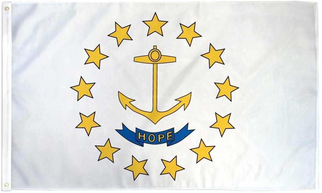 Rhode Island Flag 3x5ft Poly - Flags Importer