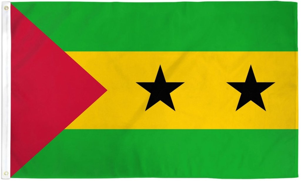 Sao Tome & Principe Flag 2x3ft Poly - Flags Importer