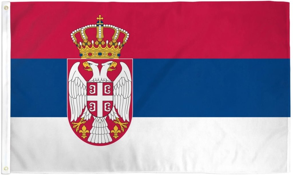 Serbia Flag 2x3ft Poly - Flags Importer