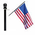 6ft Spinning Stabilizer Flag Pole (Black Pole & Black Topper)