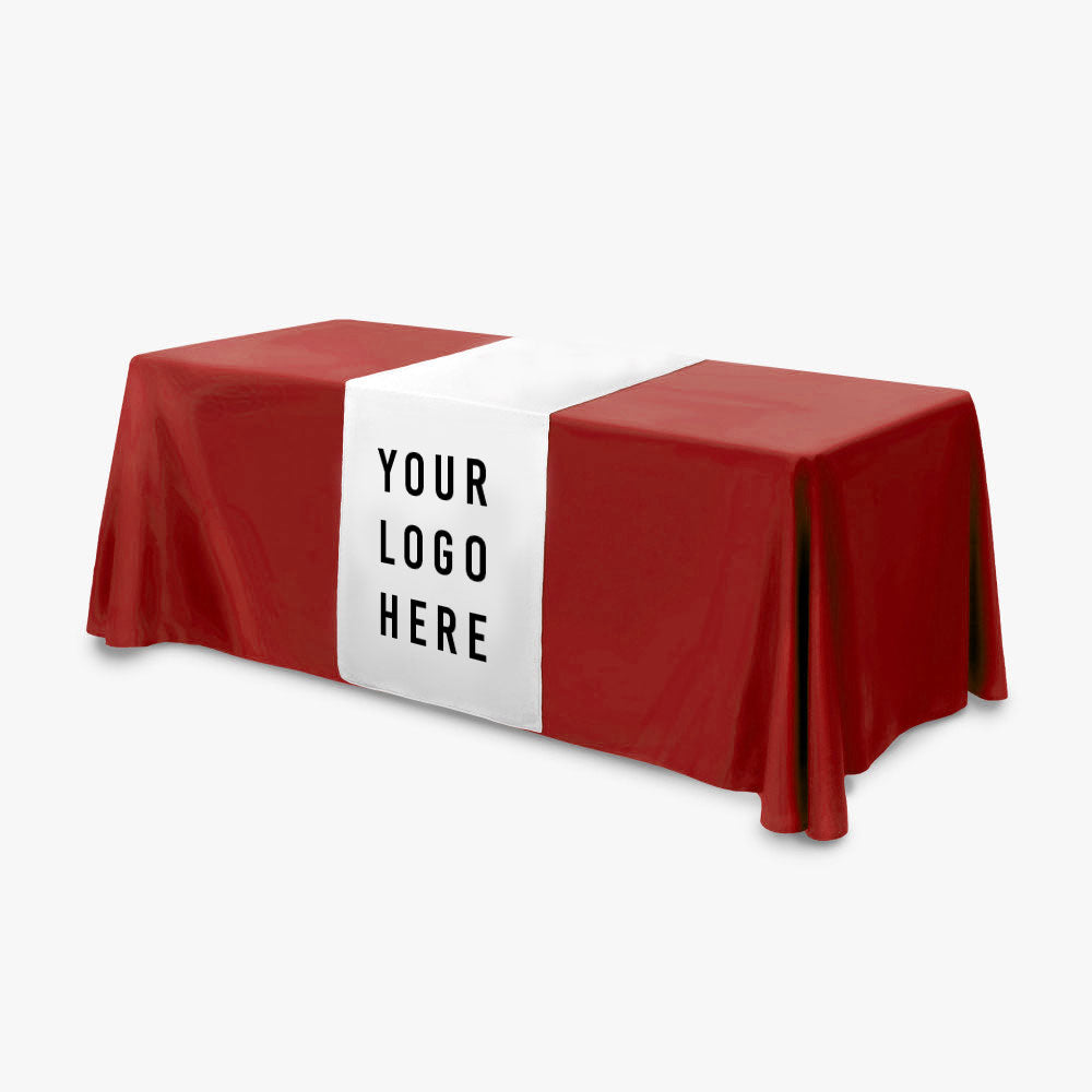 Back Side of the Custom Stretch Table Cover
