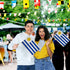 Uruguay 12x18in Stick Flag - Flags Importer
