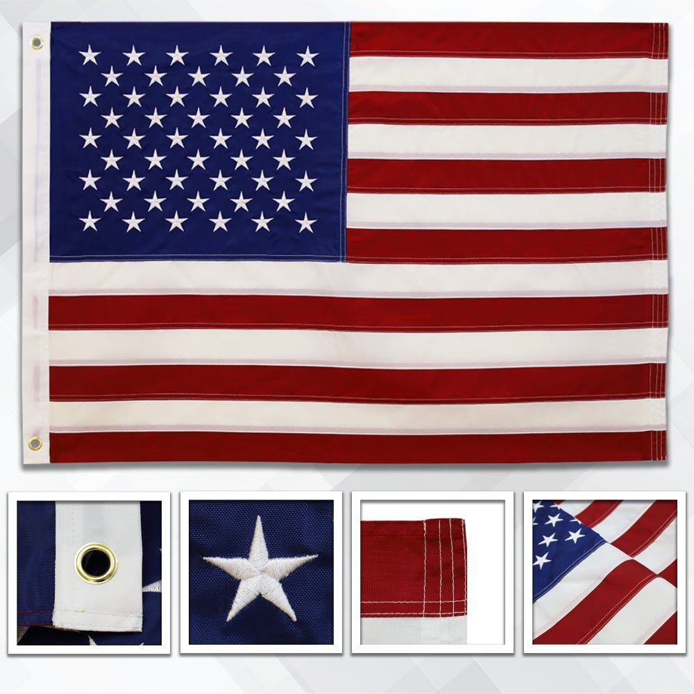 Flag of North Carolina, Federal State with United States of America Flag of North Carolina, Federal State with United States of America