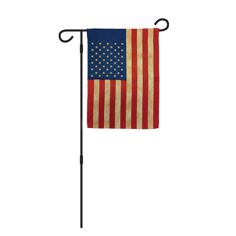 USA Vintage Poly-Twill Garden Flag 12.5x18in
