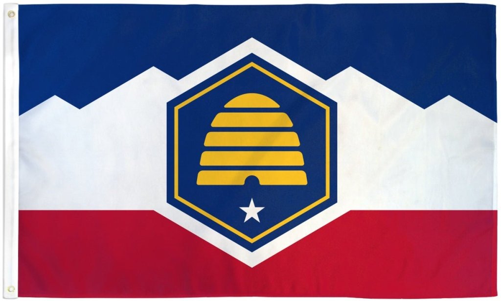Utah Flag 2x3ft Poly - Flags Importer