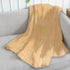 Cream Solid Color (Turtle Shell) Soft Plush 50x60in Blanket