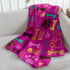 Puppy Paws (Pink) Soft Plush 50x60in Blanket