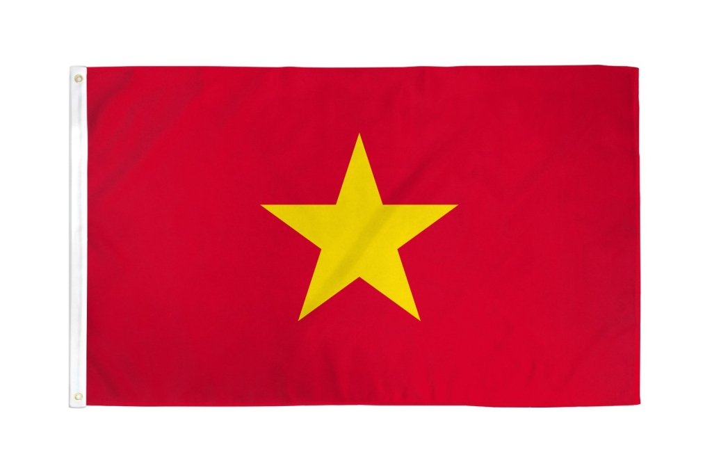 Vietnam Flag 2x3ft Poly - Flags Importer