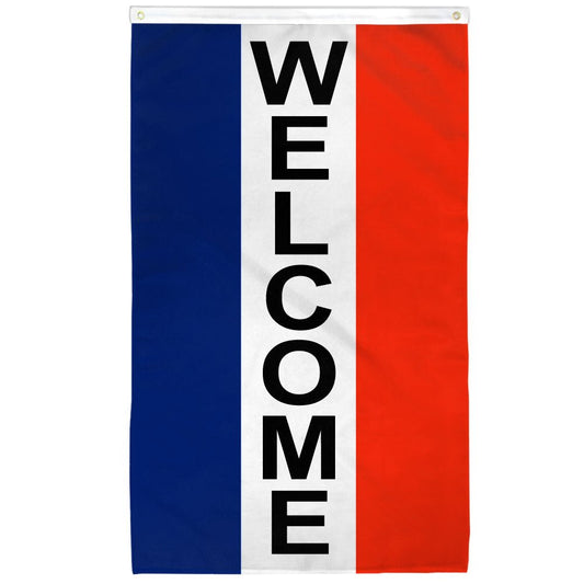 Welcome Vertical Flag 3x5ft Poly | Flags Importer | Business Flag
