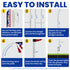 USA Classic Windless Banner Flag & Pole Kit