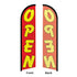 Open (Red & Yellow) Windless Banner Flag & Pole Kit