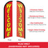 Welcome (Red & Yellow) Windless Banner Flag