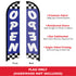 Open (Blue Checkered) Windless Banner Flag