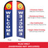 Welcome (Happy Face) Windless Banner Flag