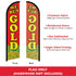 We Buy Gold (Red) Windless Banner Flag